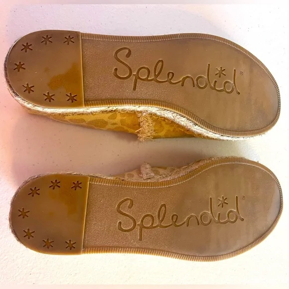 Splendid Giraffe Print Espadrilles Size 8 1/2 - Picture 7 of 7